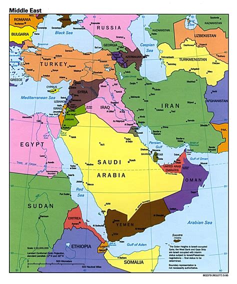 major cities middle east